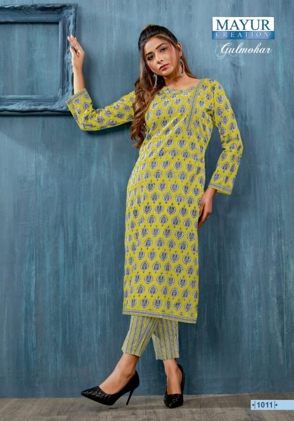 Mayur Gulmohar Vol-1 Cotton Exclusive Designer Kurti With Pant Collection